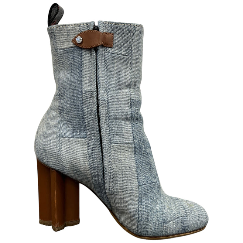 Women's Silhouette Ankle Boots Heels Blue Size UK 3 / EU 36
