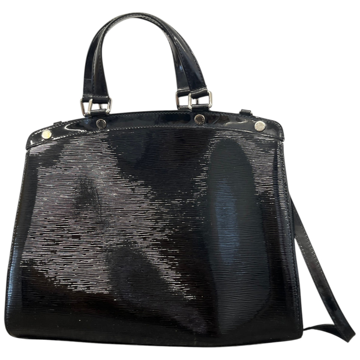 Women's Electric Epi Brea Handbag Black - Photo 9