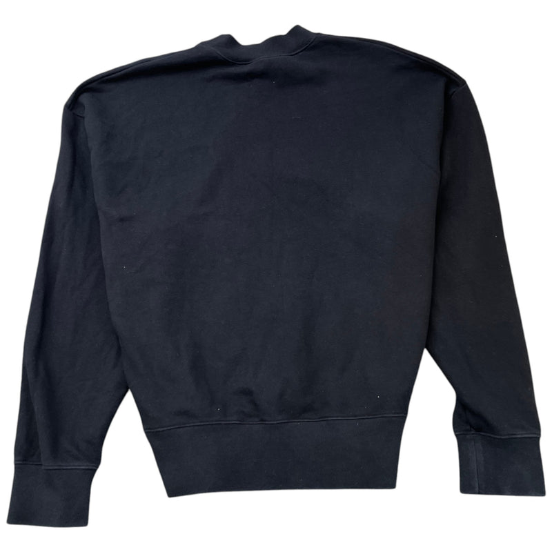 Men's Logo Print Sweatshirt Black Size M