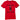 Men's Snake Diamante Embellished T-Shirt Red Size S