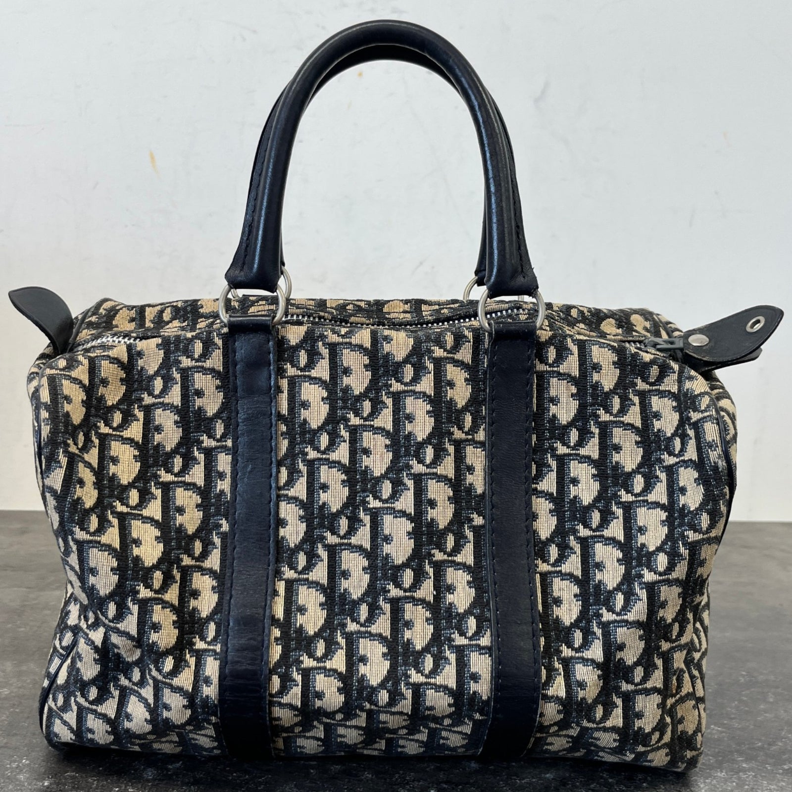 Women's Oblique Trotter Boston Bag Beige - Photo 11