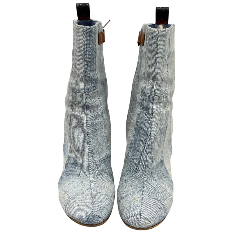 Women's Silhouette Ankle Boots Heels Blue Size UK 3 / EU 36