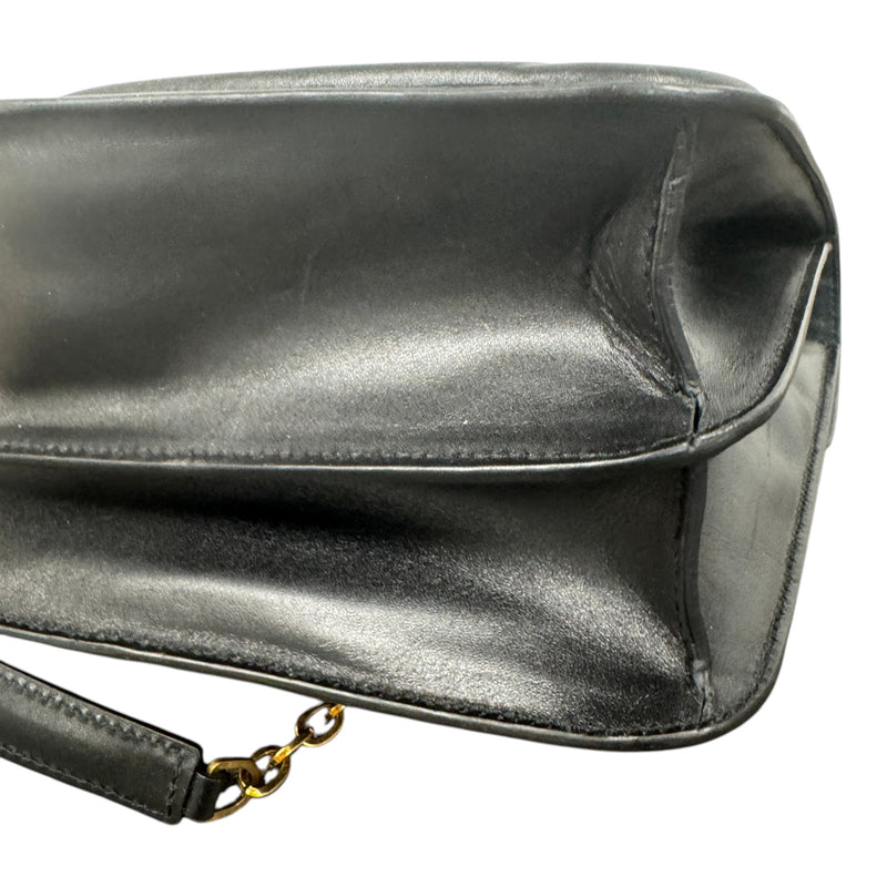 Women's Heroine Flap Handbag Black