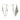Women's Diamond Engraved-Logo Earrings Silver