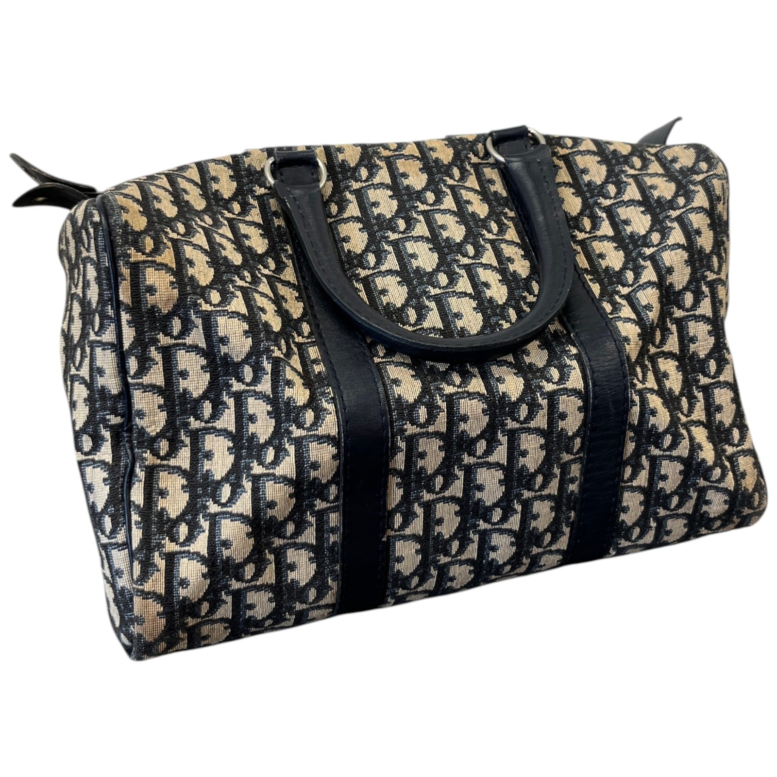 Women's Oblique Trotter Boston Bag Beige - Photo 8