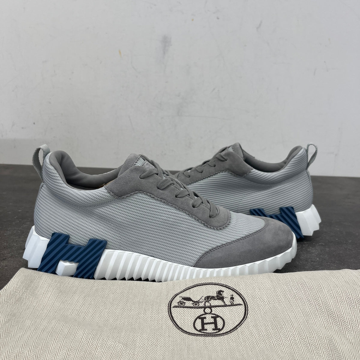 Men's Bouncing Low Trainers Grey Size UK 9 / EU 43 - Photo 12