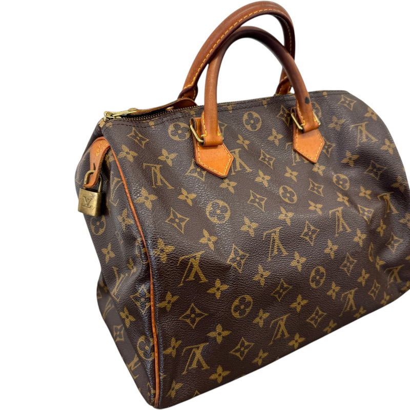 Women's Monogram Speedy 30 Handbag Brown