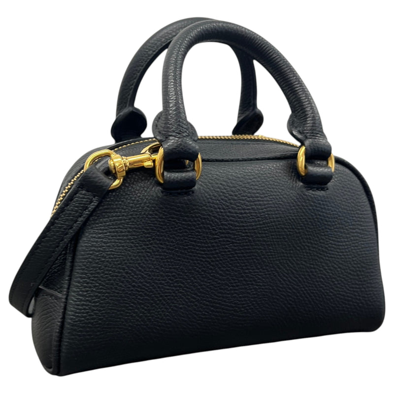 Women's Mini VLogo Signature Bowling Handbag Black