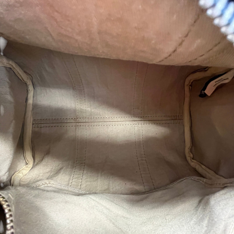Women's Oblique Trotter Boston Bag Beige