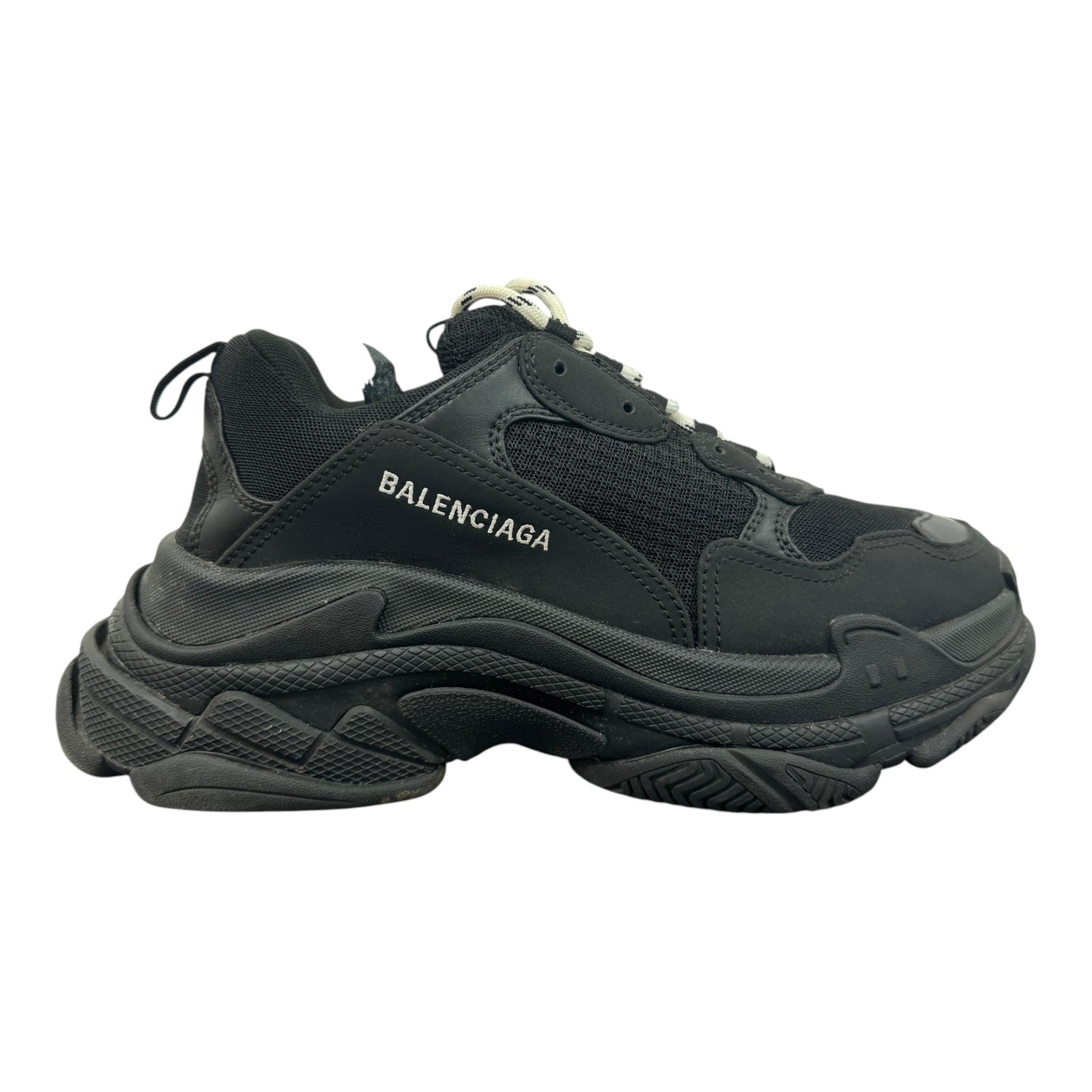 Men's Triple S High Trainers Black Size UK 7 / EU 41 - Photo 1
