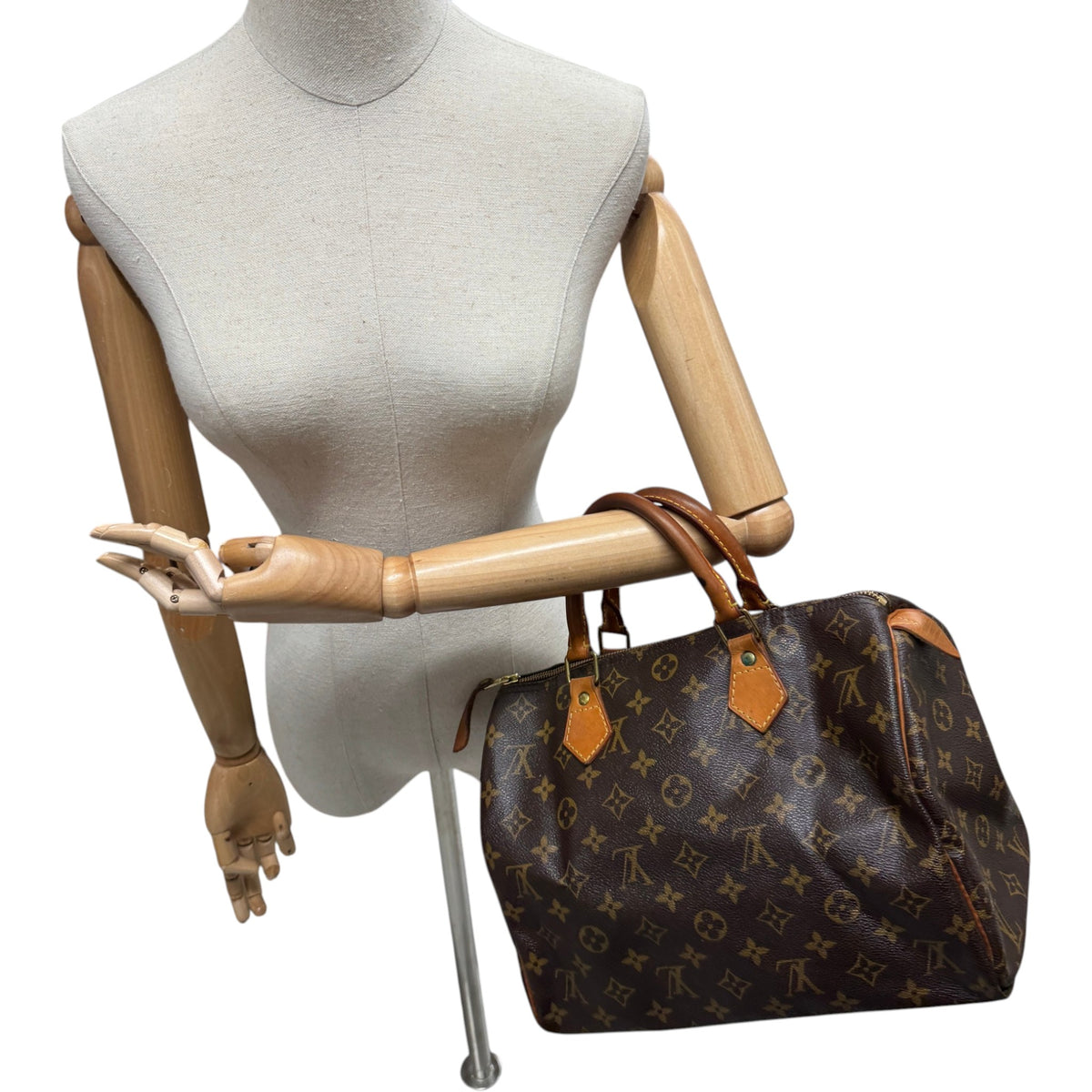 Women's Monogram Speedy 30 Handbag Brown - Photo 2