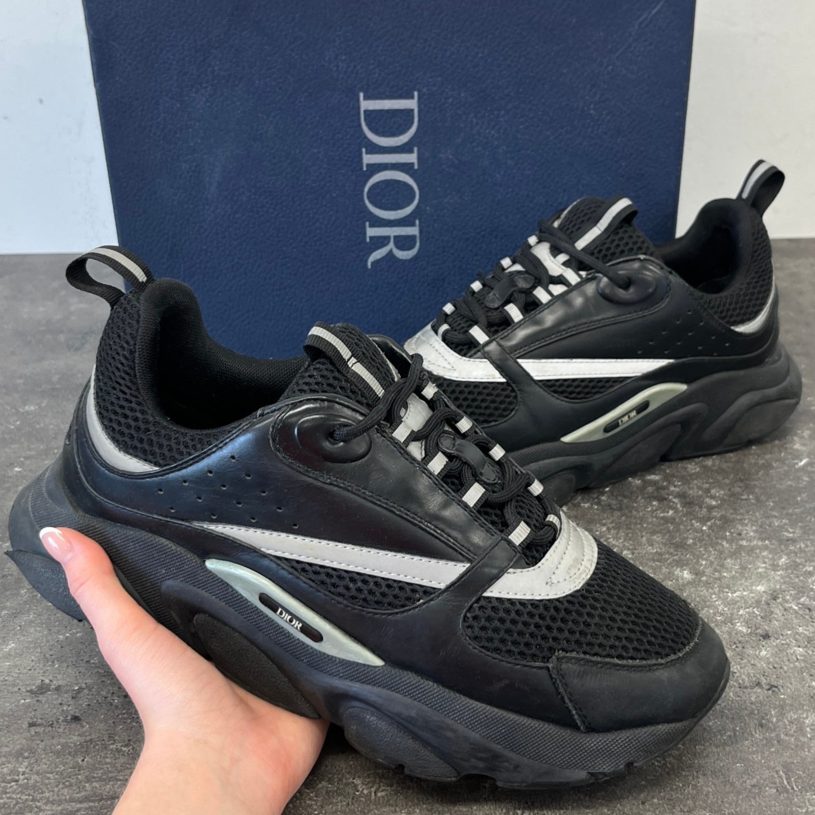 Men's B22 Low Trainers Black Size EU 45 / UK 11 - Photo 12