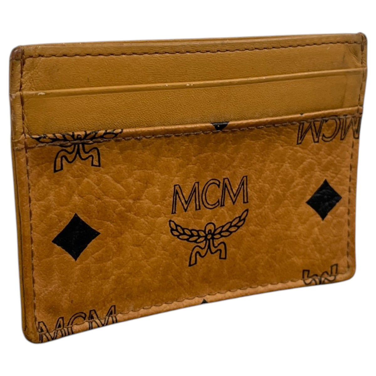 Men's Aren Visetos Card Holder Tan - Photo 3