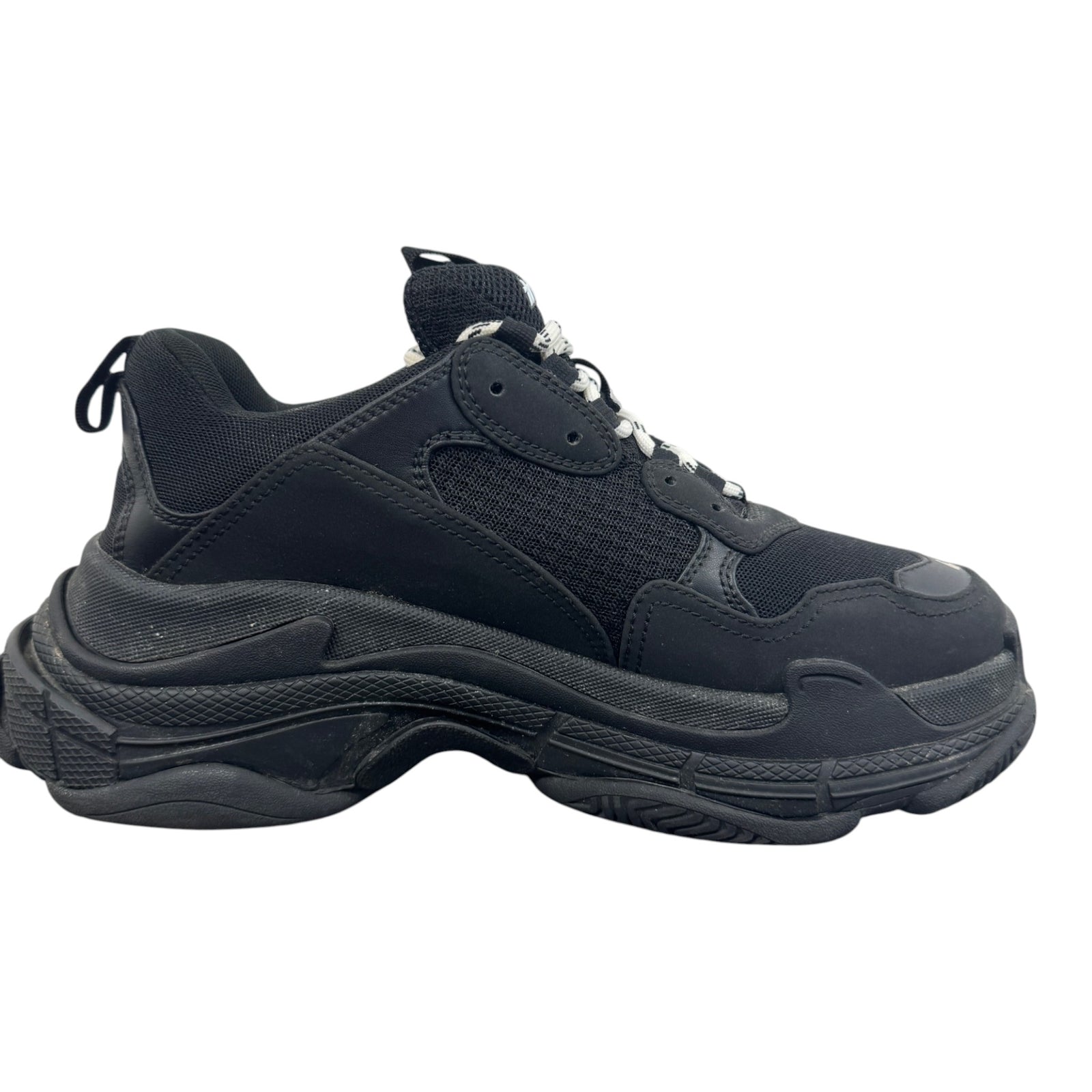 Men's Triple S High Trainers Black Size UK 7 / EU 41 - Photo 5