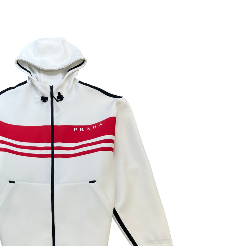 Men's Linear Rosa Jacket White Size XL