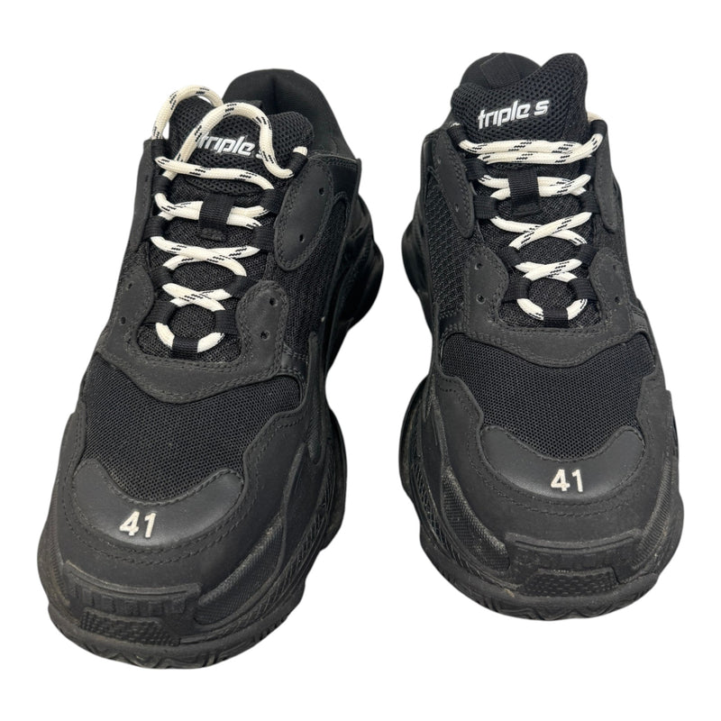 Men's Triple S High Trainers Black Size UK 7 / EU 41