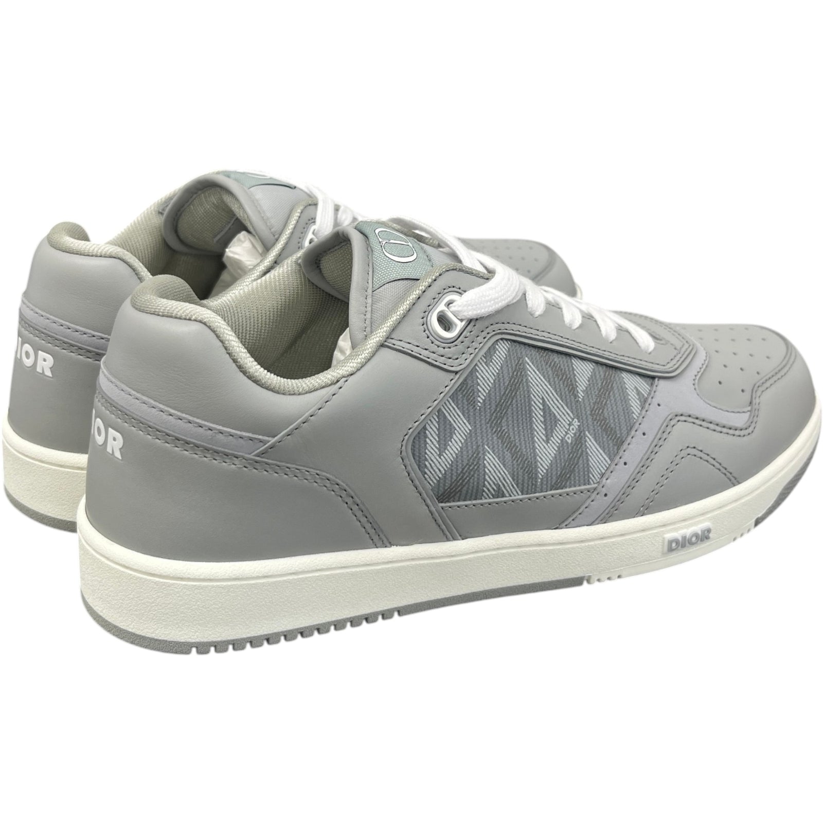Men's B27 Cd Diamond Low Trainers Grey Size EU 43 / UK 9 - Photo 8