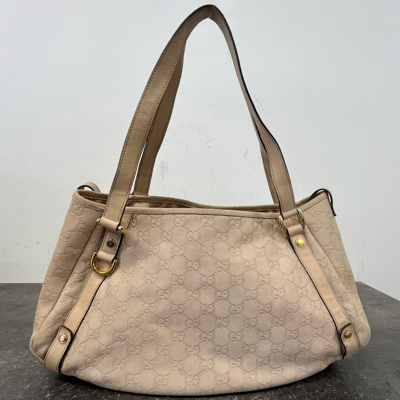 Women's Guccissima Abbey Bag Nude