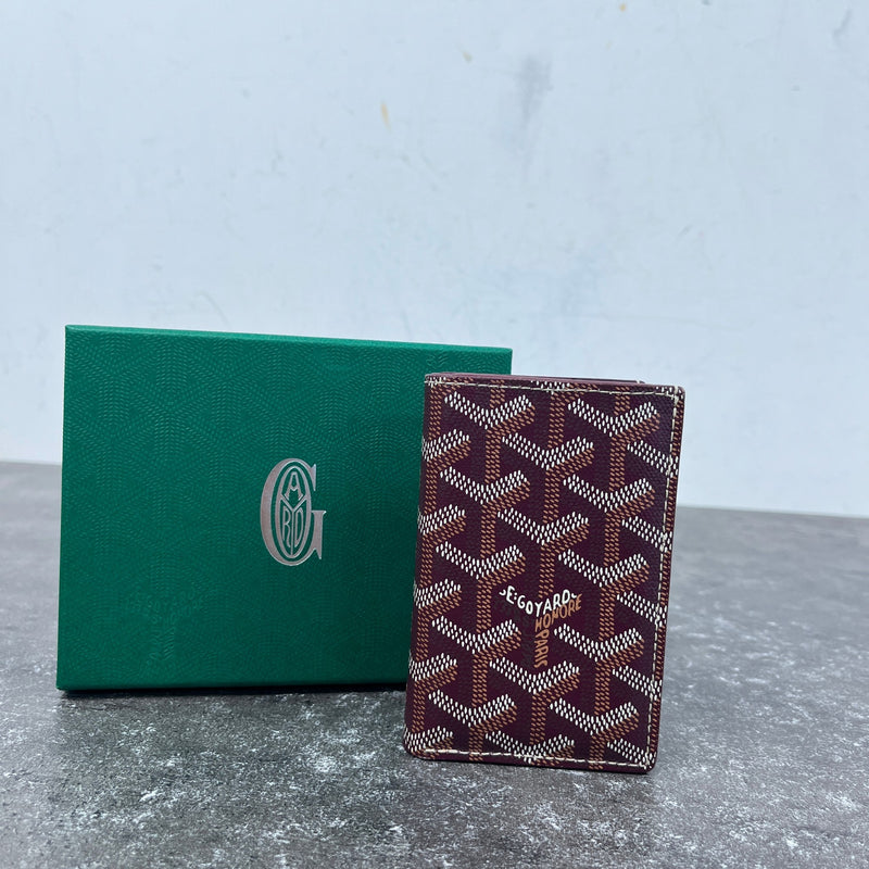 Men's Saint-Pierre Card Holder Burgundy
