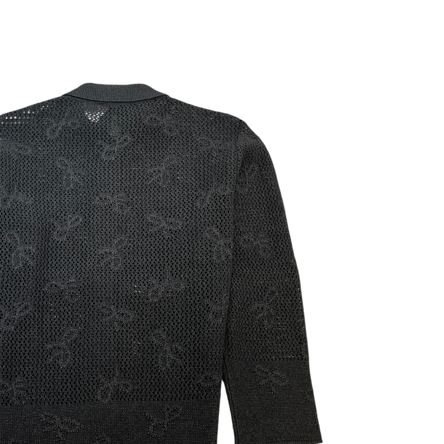 Women's Bow Patchwork Diamond Cc Button Full Tracksuit Black Size S - Photo 5
