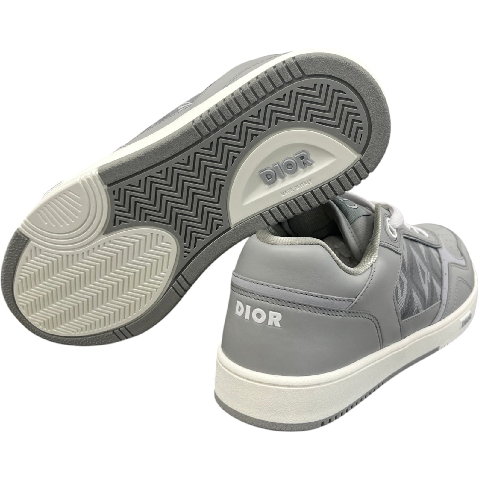 Men's B27 Cd Diamond Low Trainers Grey Size EU 43 / UK 9 - Photo 10
