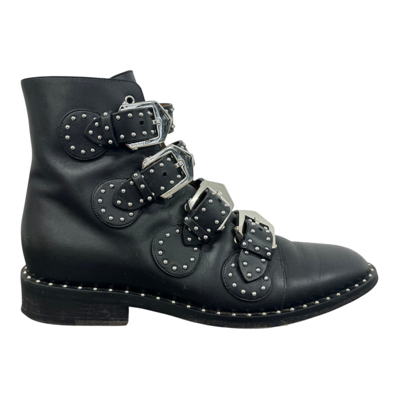 Women's Elegant Studded Boots Black Size UK 5 / EU 38