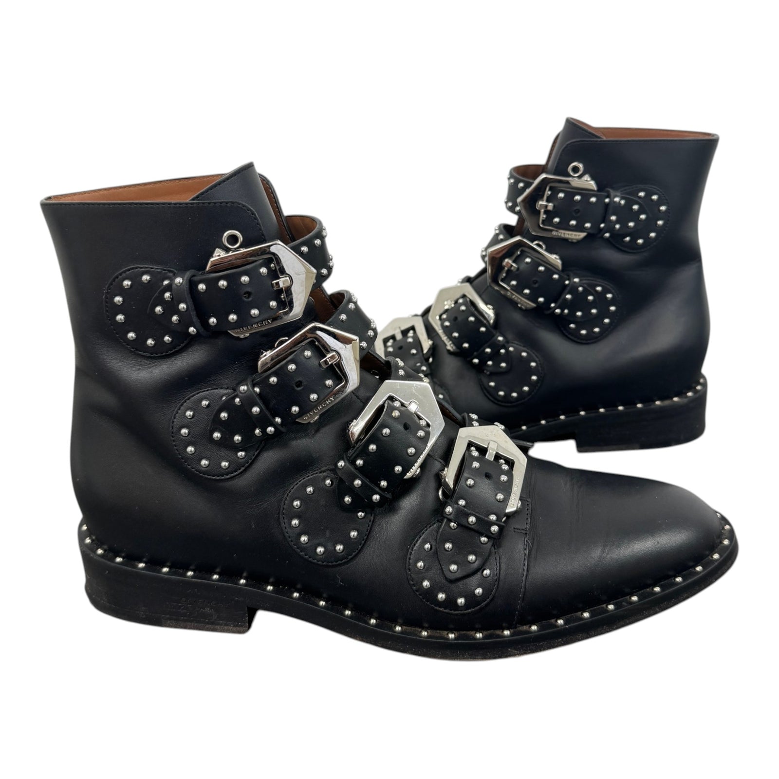 Women's Elegant Studded Boots Black Size UK 5 / EU 38 - Photo 3