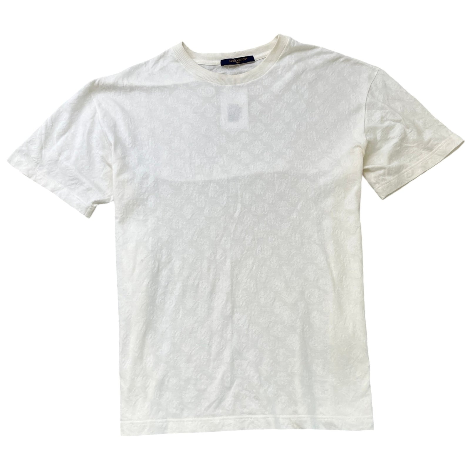 Men's Monogram T-Shirt White Size M - Photo 1