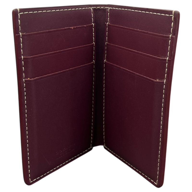 Men's Saint-Pierre Card Holder Burgundy