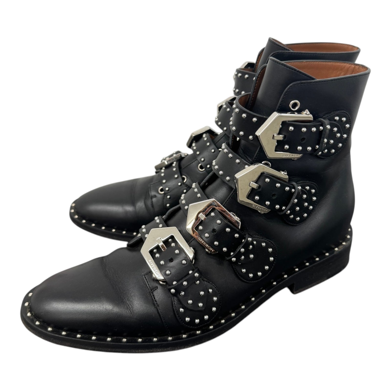 Women's Elegant Studded Boots Black Size UK 5 / EU 38 - Photo 7