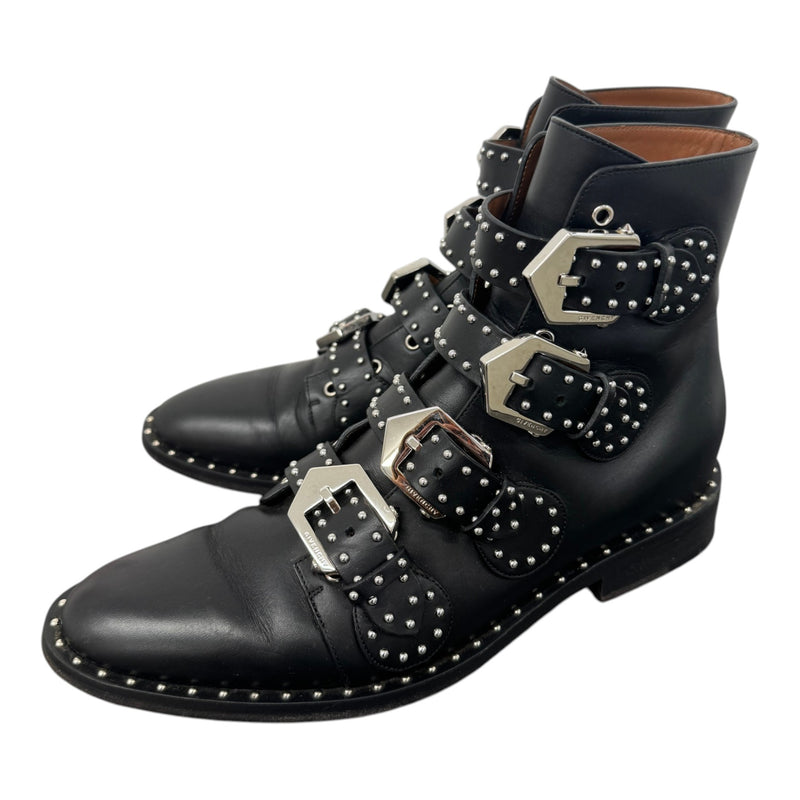 Women's Elegant Studded Boots Black Size UK 5 / EU 38