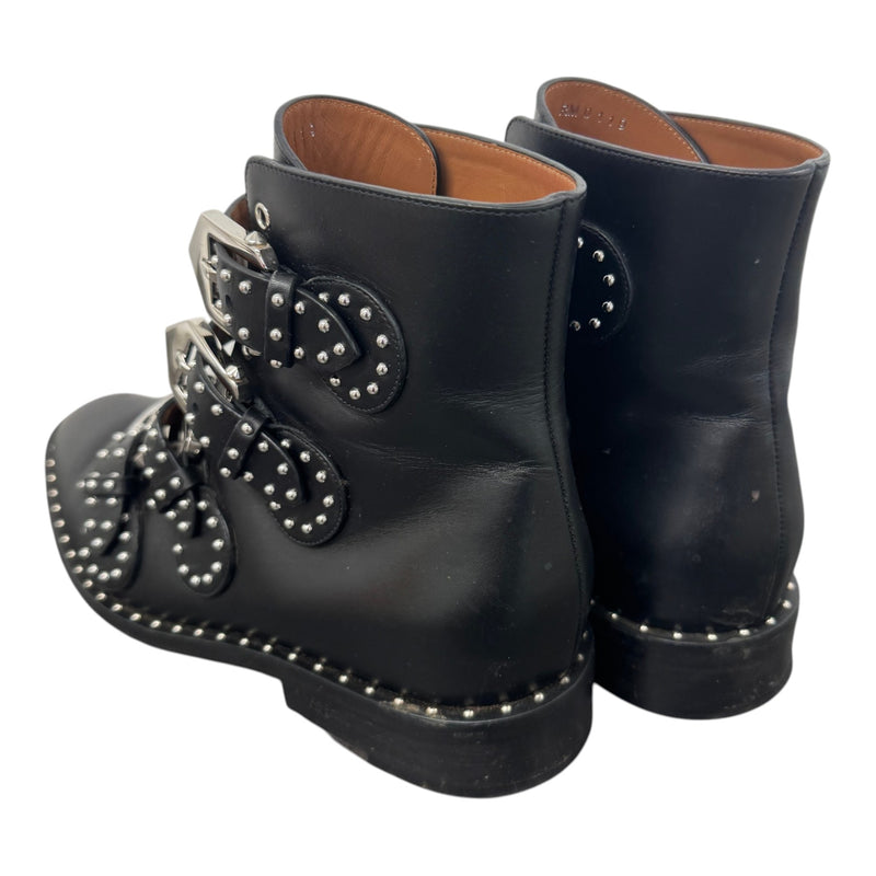 Women's Elegant Studded Boots Black Size UK 5 / EU 38