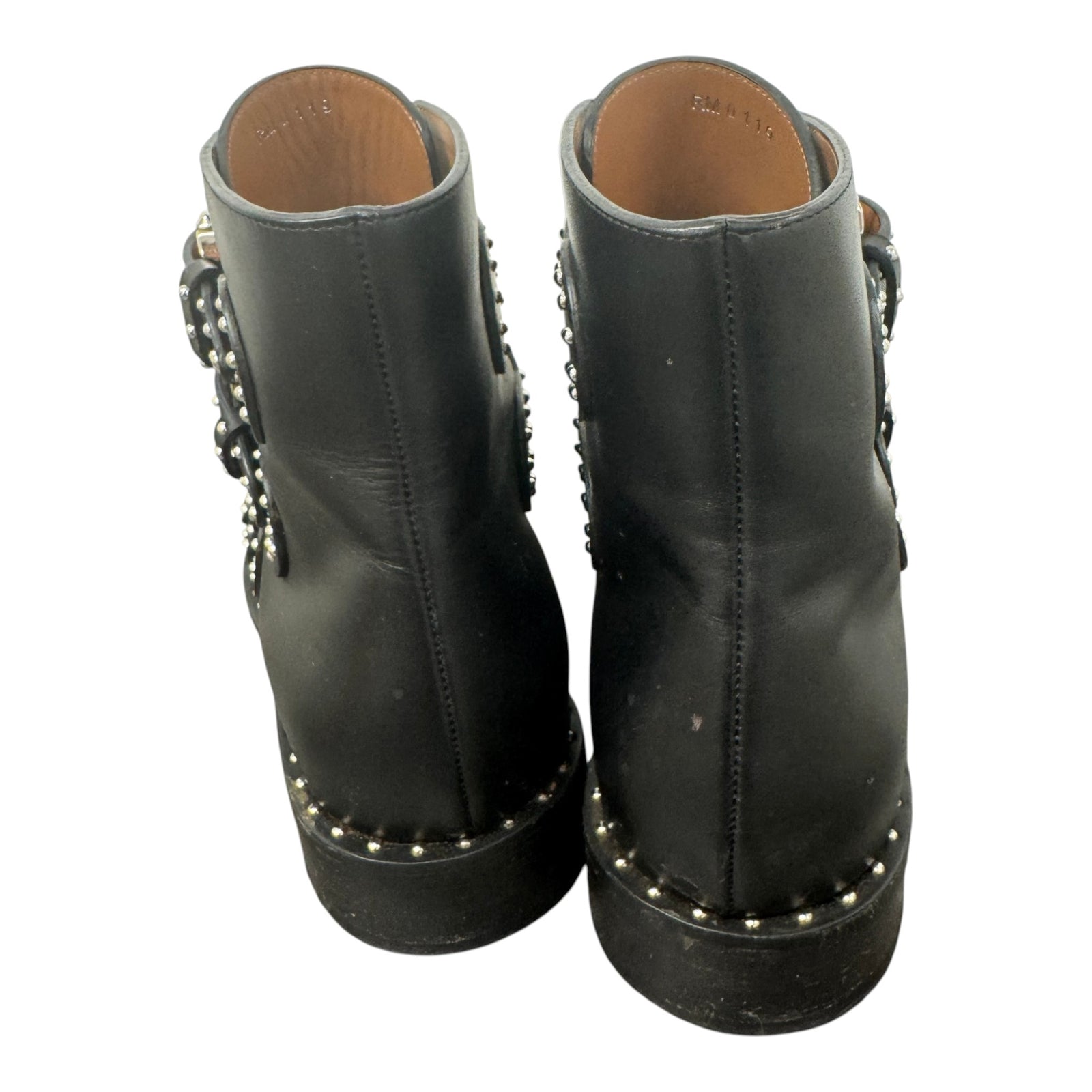 Women's Elegant Studded Boots Black Size UK 5 / EU 38 - Photo 9