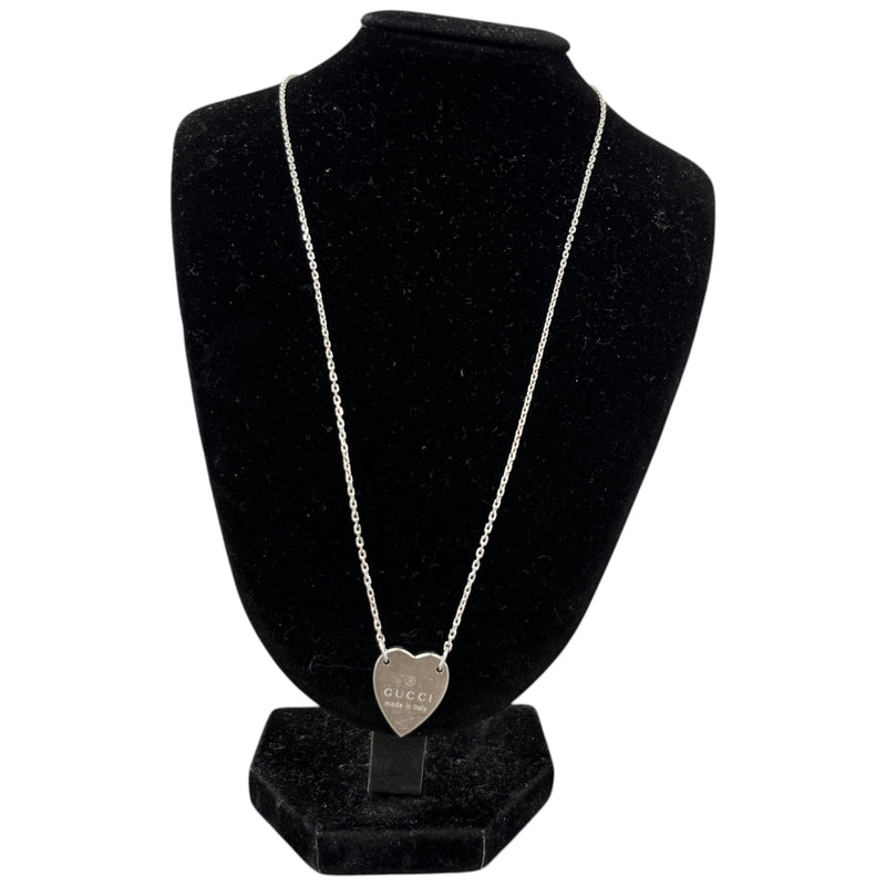 Women's Trademark Heart Necklace Silver