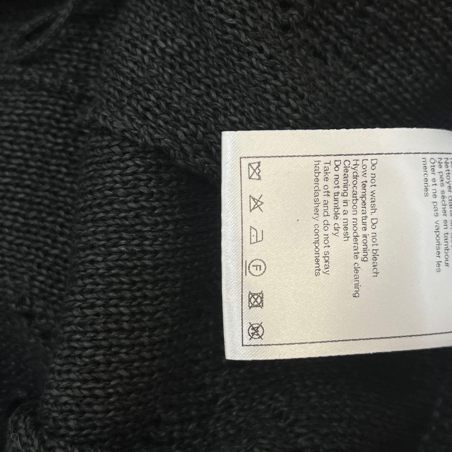 Women's Bow Patchwork Diamond Cc Button Full Tracksuit Black Size S - Photo 15