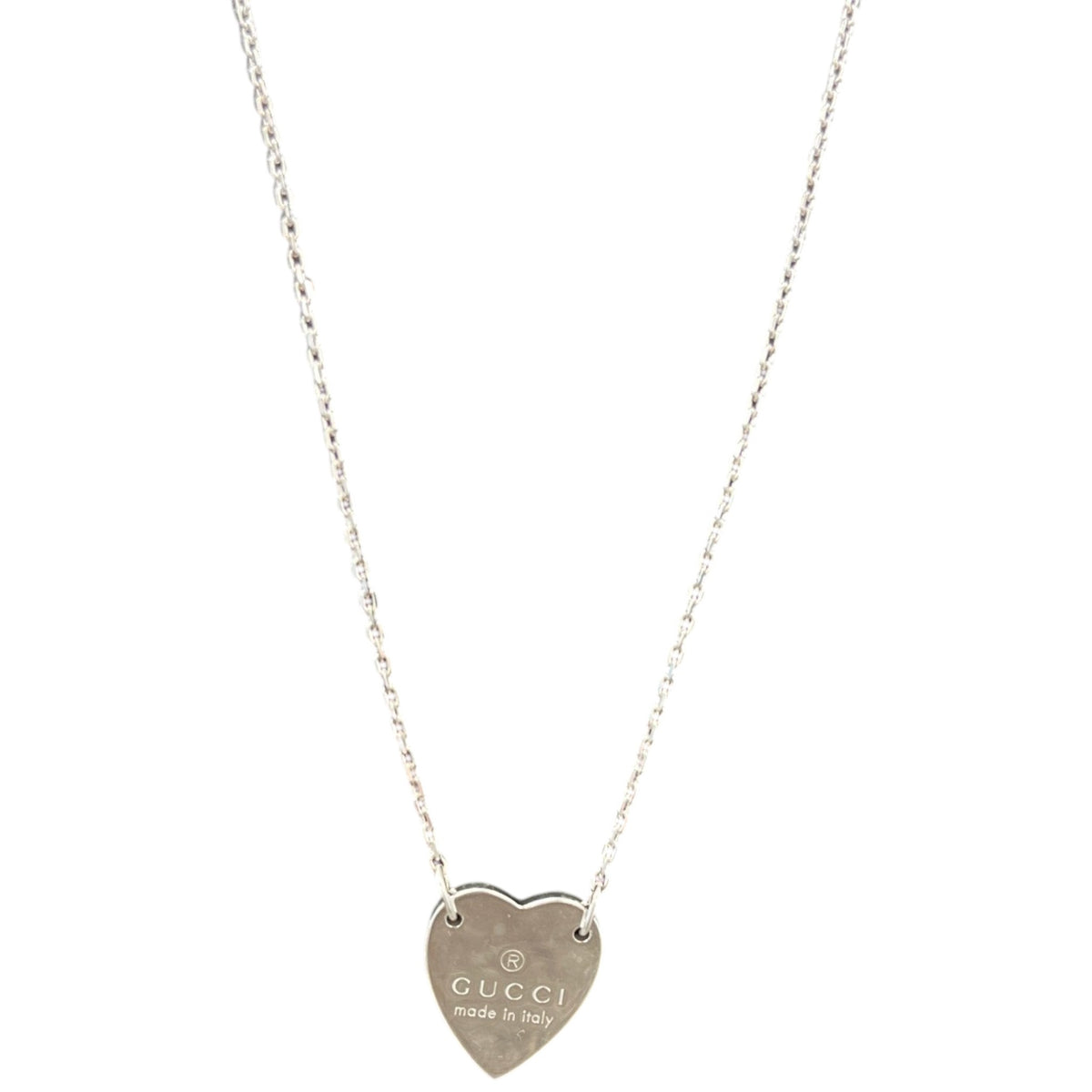 Women's Trademark Heart Necklace Silver - Photo 1