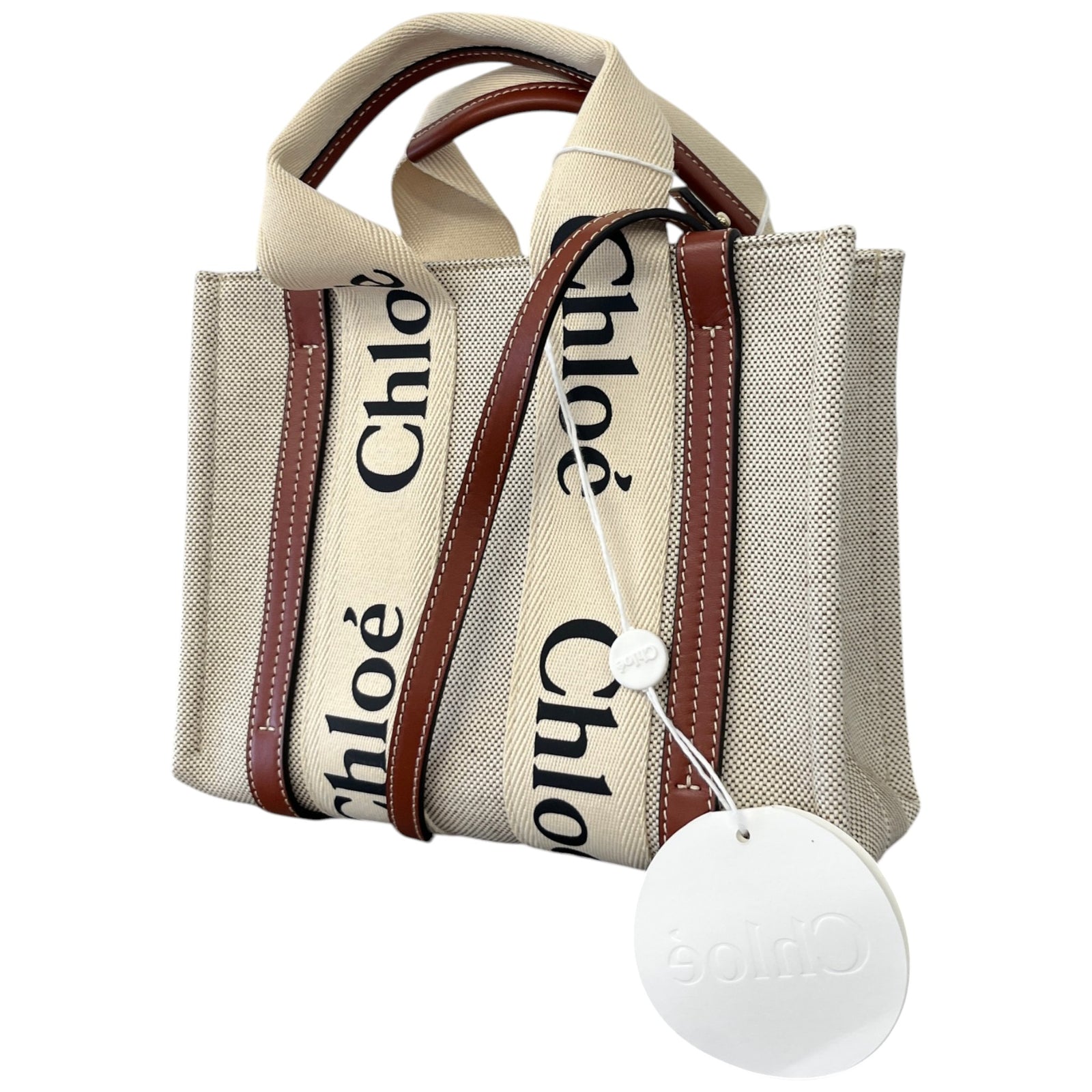 Women's Woody Small Tote Handbag Beige - Photo 5