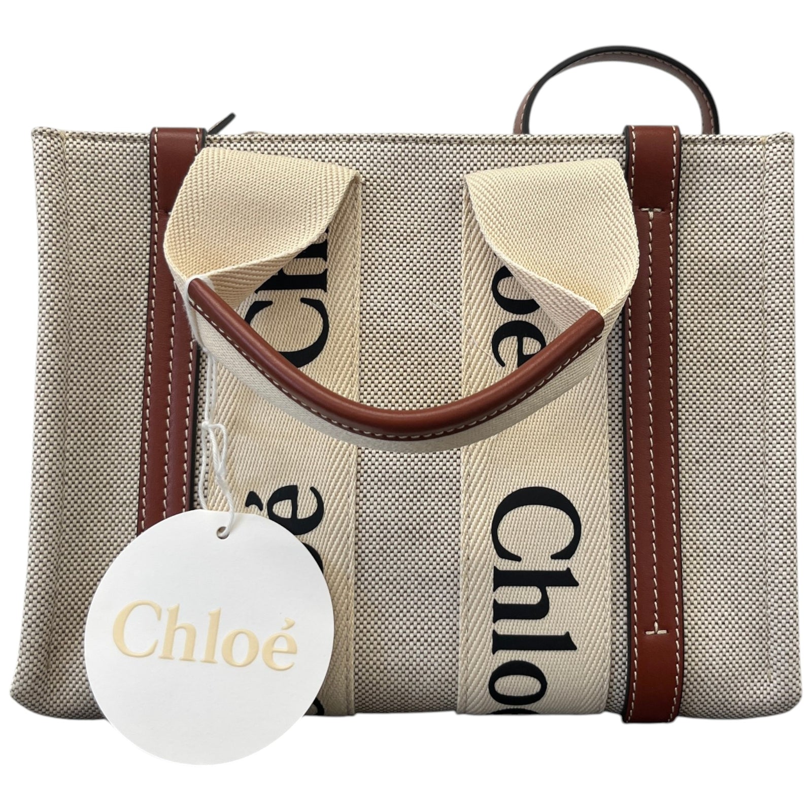 Women's Woody Small Tote Handbag Beige - Photo 3