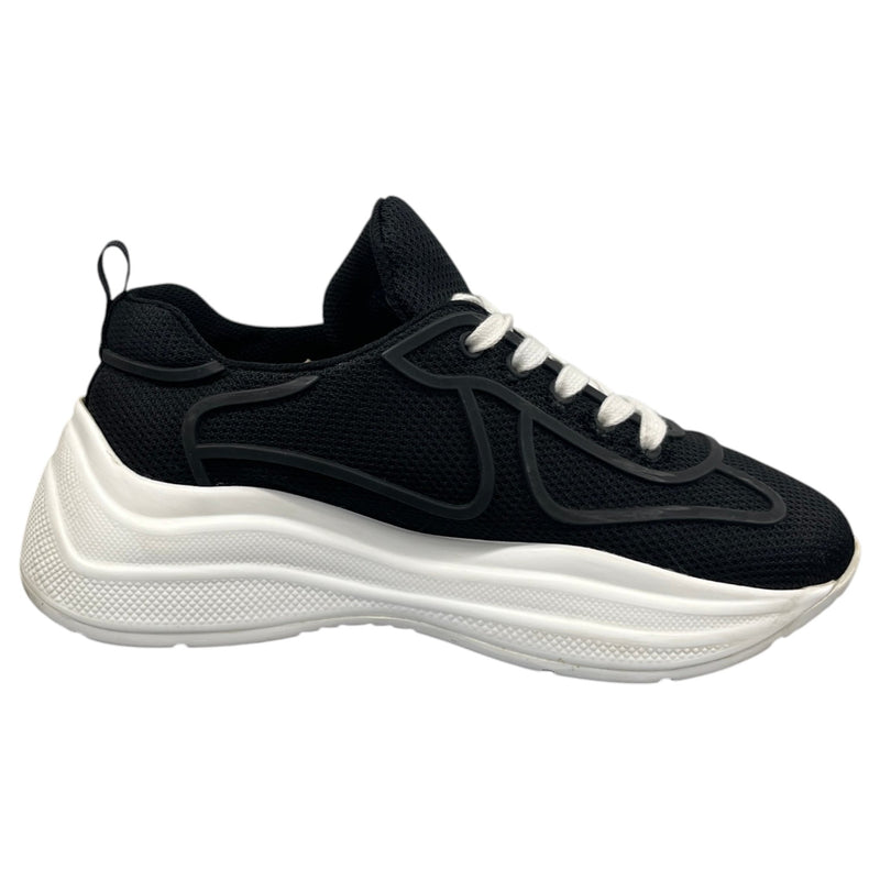Women's America's Cups Low Trainers Black Size UK 4 / EU 37