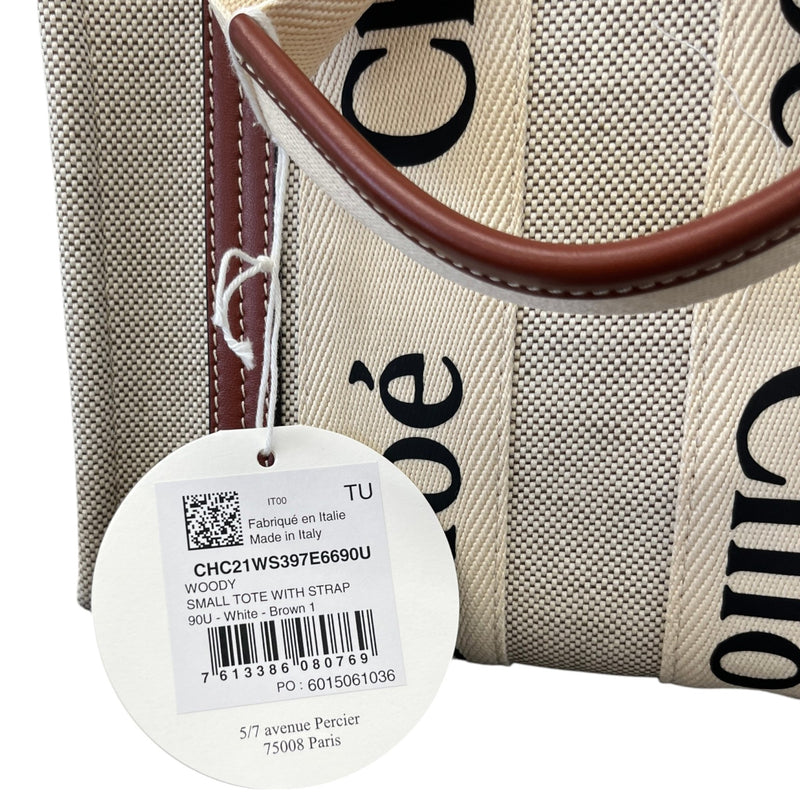 Women's Woody Small Tote Handbag Beige