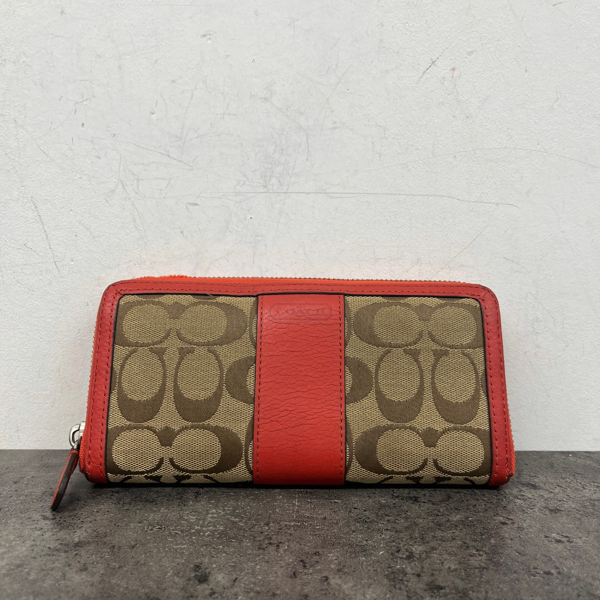 Women's Signature Slim Wallet Beige - Photo 11