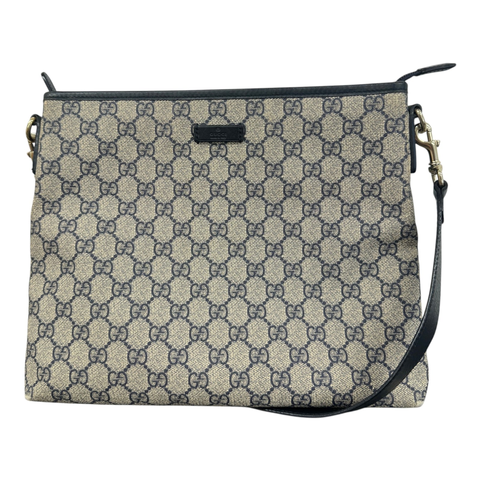 Men's GG Supreme Messenger Bag Navy - Photo 4