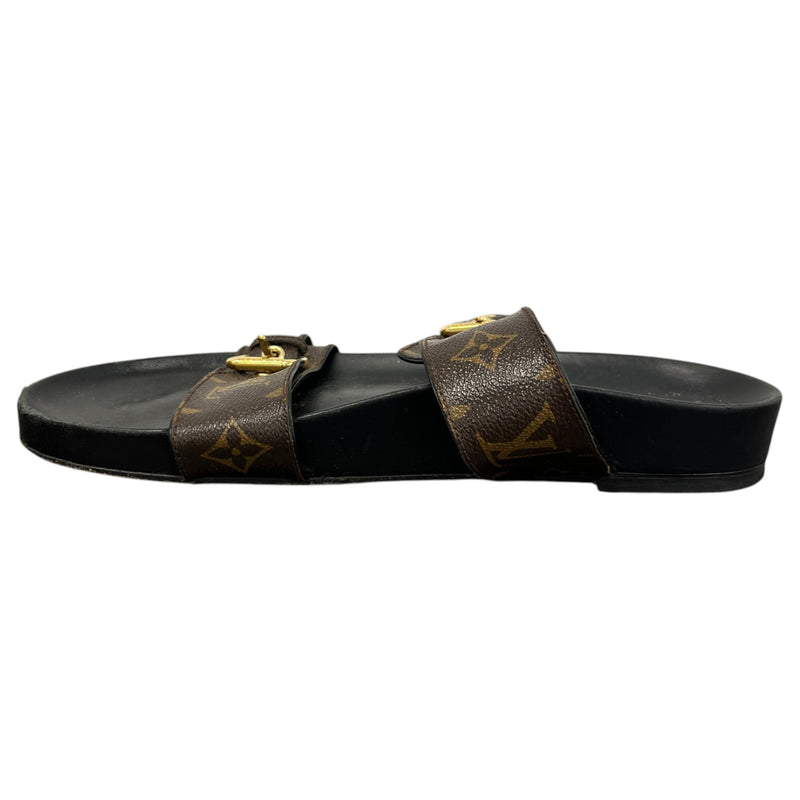 Women's Bom Dia Flat Comfort Sandals Brown Size UK 8 / EU 41