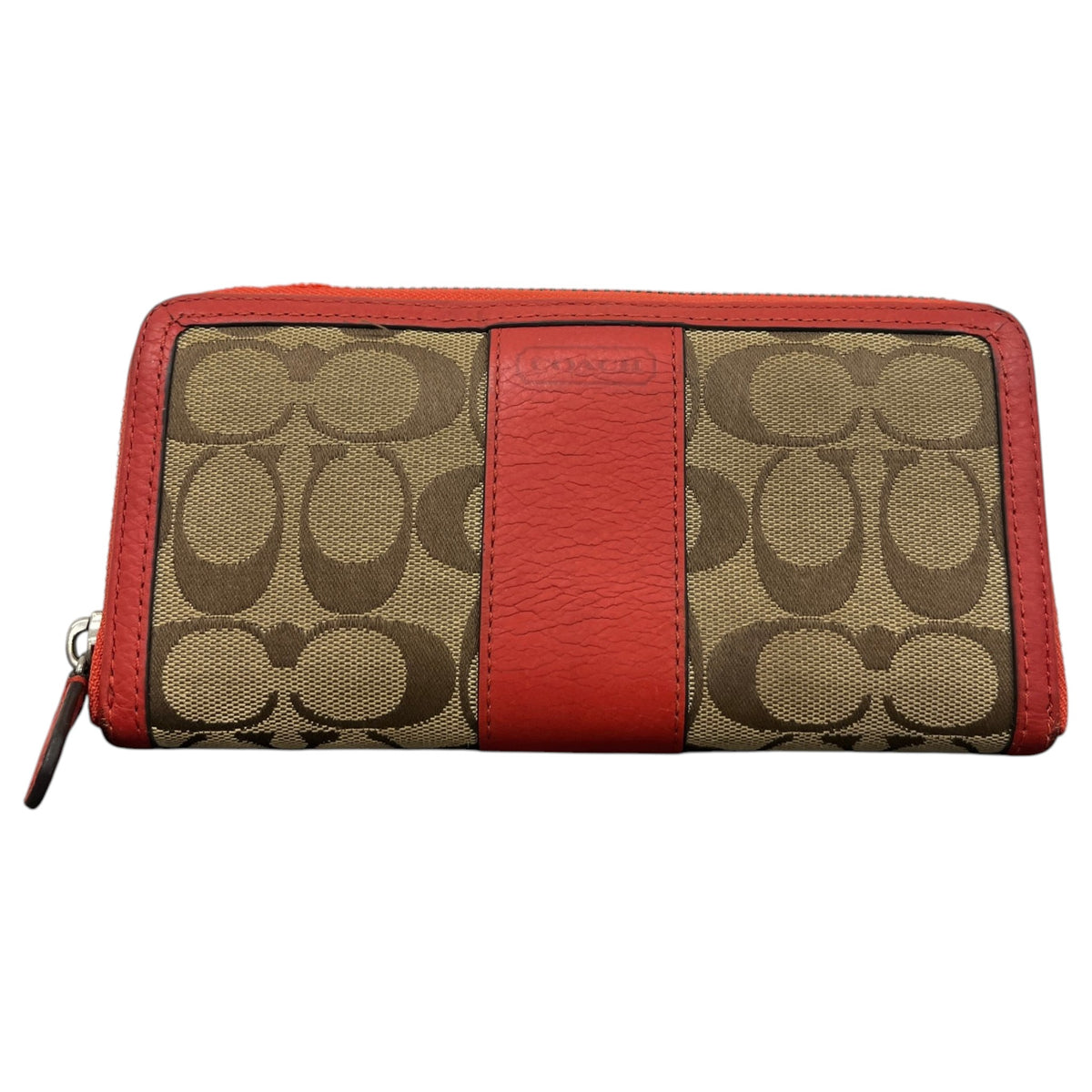 Women's Signature Slim Wallet Beige - Photo 1
