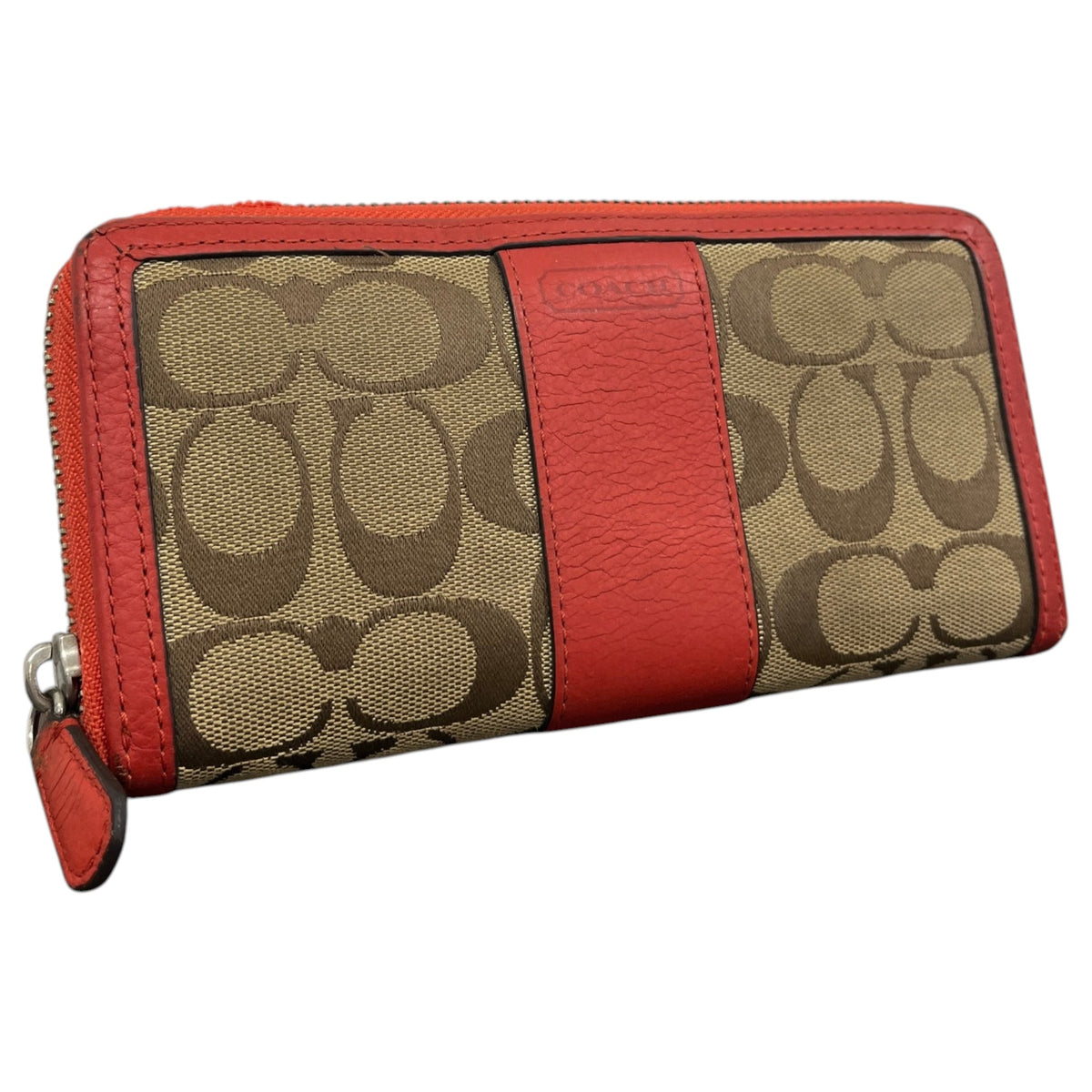 Women's Signature Slim Wallet Beige - Photo 3