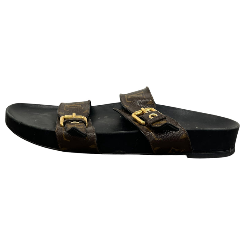 Women's Bom Dia Flat Comfort Sandals Brown Size UK 8 / EU 41