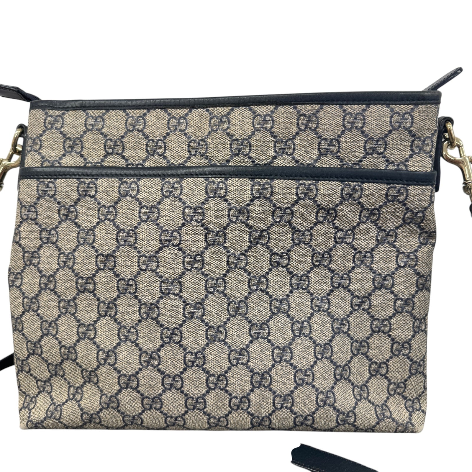 Men's GG Supreme Messenger Bag Navy - Photo 3