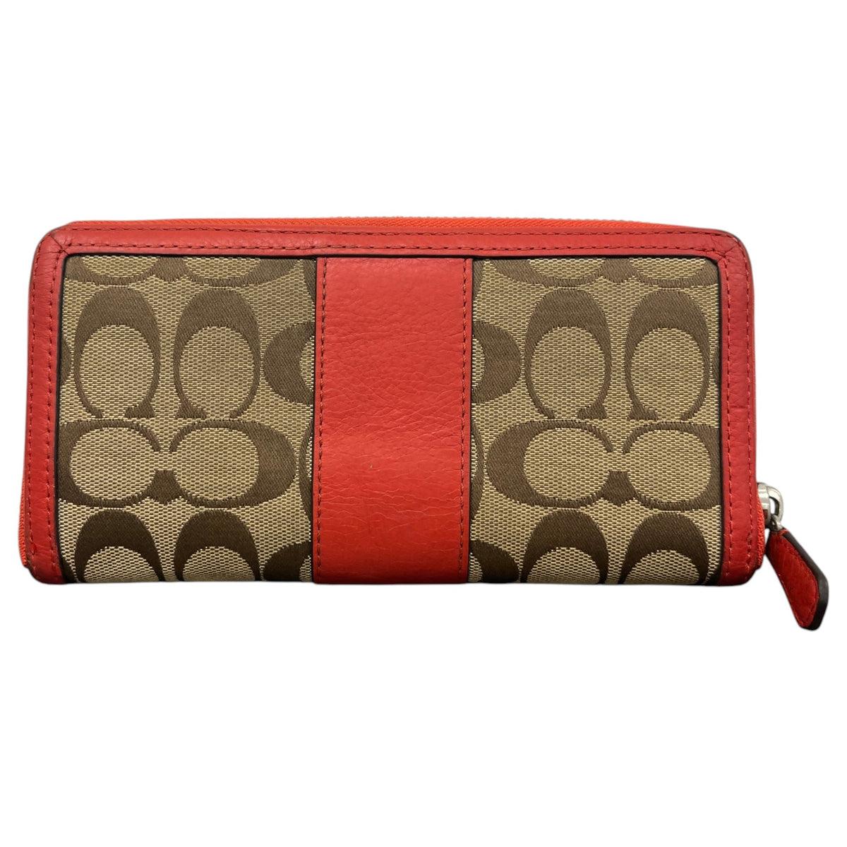 Women's Signature Slim Wallet Beige - Photo 2