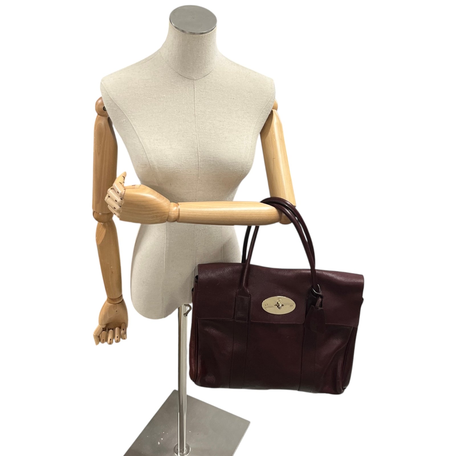 Women's Heritage Bayswater Handbag Burgundy - Photo 2