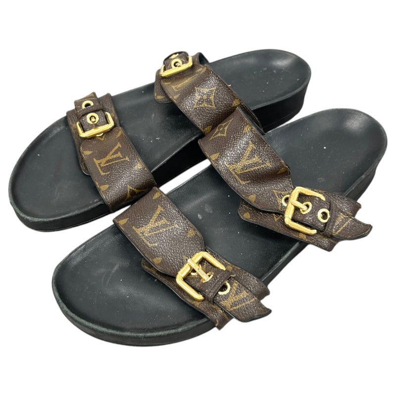 Women's Bom Dia Flat Comfort Sandals Brown Size UK 8 / EU 41